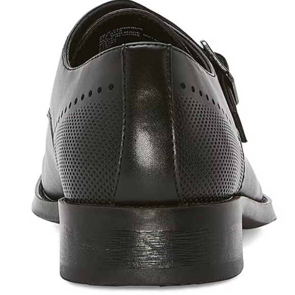 J. Ferrar Men\'s Cambridge Slip-On Monk Strap Dress Shoe Black Size 9.5 M main image 4
